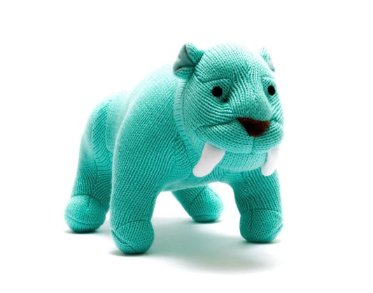 Knitted Sabre Tooth Tiger